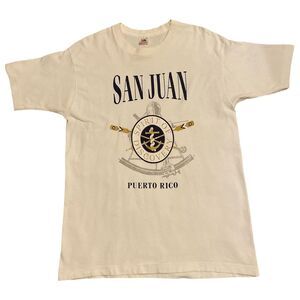 Vintage 80s 90s Puerto Rico single-stitch tee